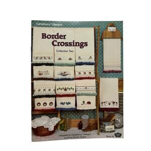 Vintage Border Crossings #2 Cross Stitch Designs Country Farm Holiday Animals